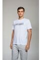 T-Shirt Para Hombre Manga Corta Blanco Marca L&H de L&H