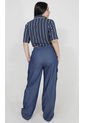 Pantalon Para Mujer Azul Marca L&H de L&H