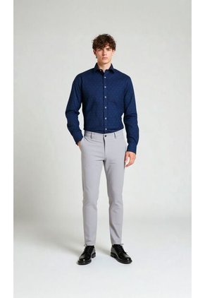 Pantalon Para Hombre Gris Claro Marca L&H Ref. 7Y107004