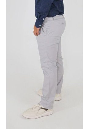 Pantalon Para Hombre Gris Claro Marca L&H Ref. 7Y107004