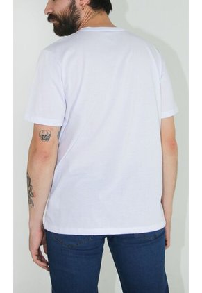 T-Shirt Para Hombre Manga Corta Blanco Marca L&H