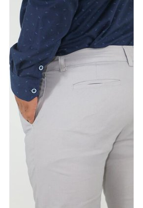Pantalon Para Hombre Gris Claro Marca L&H Ref. 7Y107004