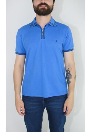 Polo Para Hombre Azul Marca L&H