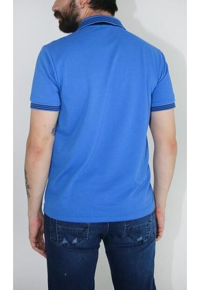 Polo Para Hombre Azul Marca L&H