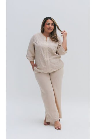Pantalon Para Mujer. Beige Marca L&H Ref. 1F607081 L&H