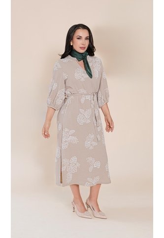 Vestido Para Mujer Taupe Marca L&H Ref. 1Y417035 L&H