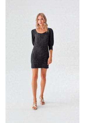 Vestido Para Mujer Negro Marca L&H Ref. 2J417071
