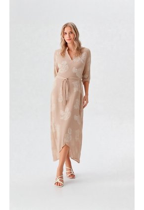 Vestido Para Mujer Taupe Marca L&H Ref. 1Y417035