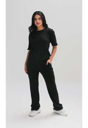 Sudadera Para Mujer Negro Marca L&H Ref. 3P405002