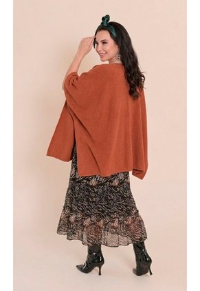 Capa Para Mujer Cafe Marca L&H Ref. 4E434101
