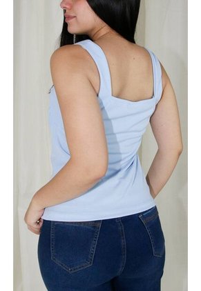 Camiseta Para Mujer Azul Claro Marca L&H