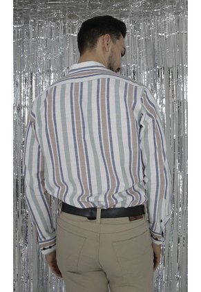 Camisa Para Hombre Manga Larga Verde Marca L&H