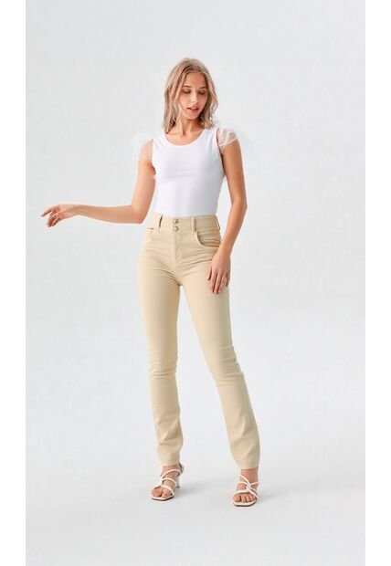 Jean Para Mujer Beige Marca L&H