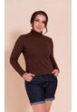 Camiseta Para Mujer Manga Larga Cafe Marca L&H Ref. 1F409576 de L&H