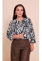 Blusa Para Mujer Manga 3/4 Negro Marca L&H Ref. 5P412311 de L&H