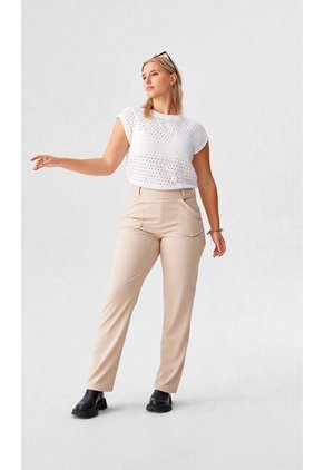 Leggins Para Mujer Beige Marca L&H Ref. 7V423016