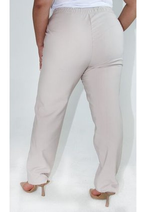 Pantalon Para Mujer. Beige Marca L&H