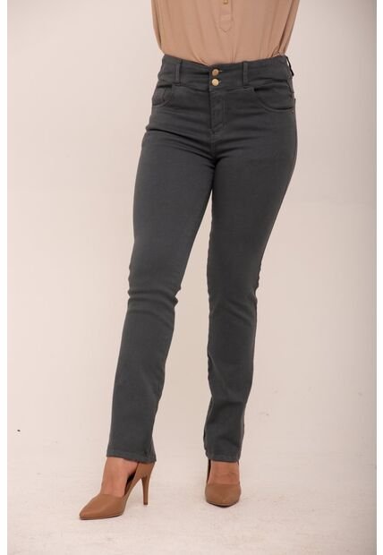 Jean Para Mujer Gris Oscuro Marca L&H