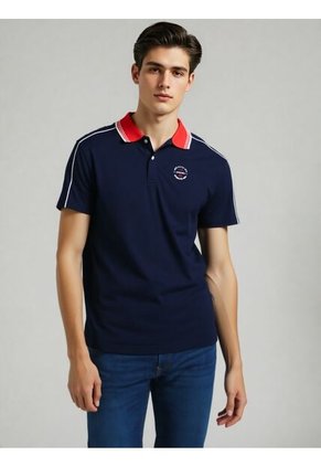 Polo Para Hombre Azul Marca L&H