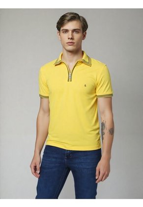 Polo Para Hombre Amarillo Marca L&H