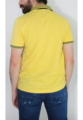 Polo Para Hombre Amarillo Marca L&H