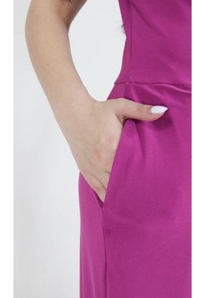 Enterizo Para Mujer Manga Corta Morado Marca L&H