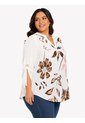 Blusa Para Mujer. Manga 3/4 Cafe Marca L&H Ref. 4R612038 de L&H