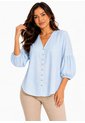 Blusa Para Mujer Manga 3/4 Azul Marca L&H Ref. 4R412133 de L&H