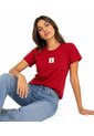 Camiseta Para Mujer Manga Corta Rojo Marca L&H Ref. 4R409245 de L&H