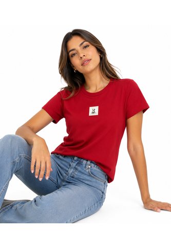 Camiseta Para Mujer Manga Corta Rojo Marca L&H Ref. 4R409245 L&H