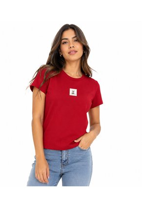 Camiseta Para Mujer Manga Corta Rojo Marca L&H Ref. 4R409245