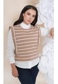 Camiseta Para Mujer Manga Corta Cafe Marca L&H Ref. 4R409242 de L&H