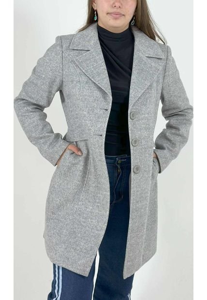 Gaban Para Mujer Gris Claro Marca L&H
