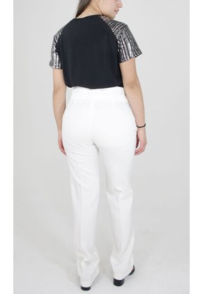 Pantalon Para Mujer Blanco Marca L&H Ref. 1T407011