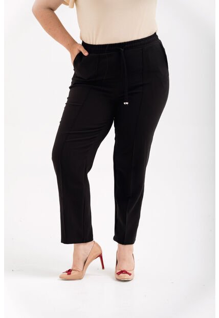 Pantalon Para Mujer. Negro Marca L&H Ref. 1F607050
