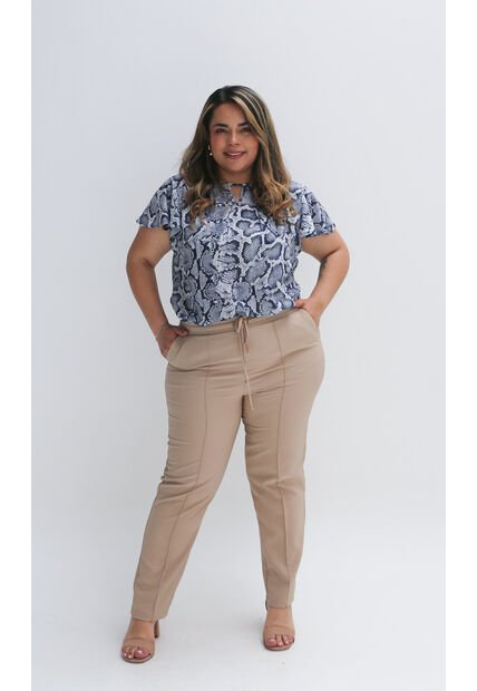 Pantalon Para Mujer. Taupe Marca L&H Ref. 1F607050