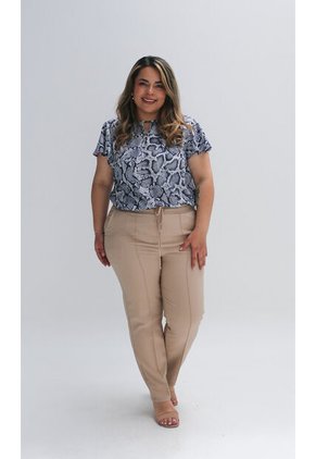 Pantalon Para Mujer. Taupe Marca L&H Ref. 1F607050