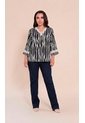 Blusa Para Mujer Manga 3/4 Negro Marca L&H Ref. 5P412305 de L&H