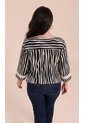 Blusa Para Mujer Manga 3/4 Negro Marca L&H Ref. 5P412305 de L&H