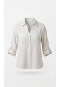 Blusa Para Mujer Manga 3/4 Taupe Marca L&H Ref. 5P412295 de L&H
