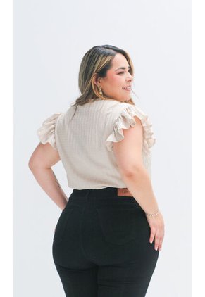 Camiseta Para Mujer. Beige Marca L&H Ref. 2J609084