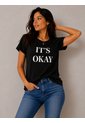 Camiseta Para Mujer Manga Corta Negro Marca L&H Ref. 4R409237 de L&H