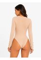 Camiseta Para Mujer Manga Larga Beige Marca L&H Ref. 4R409238 de L&H