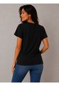 Camiseta Para Mujer Manga Corta Negro Marca L&H Ref. 4R409237 de L&H