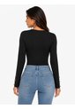 Camiseta Para Mujer Manga Larga Negro Marca L&H Ref. 4R409238 de L&H