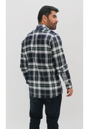 Camisa Para Hombre Manga Larga Azul Marca L&H Ref. 7Y101229