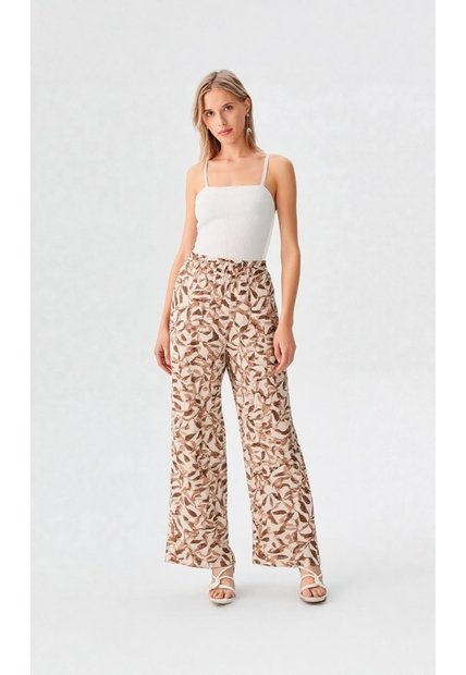 Pantalon Para Mujer Taupe Marca L&H Ref. 5P407008
