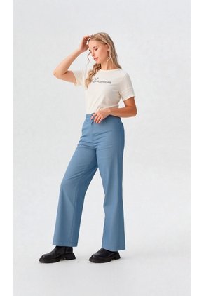 Pantalon Para Mujer Azul Oscuro Marca L&H Ref. 3K407044