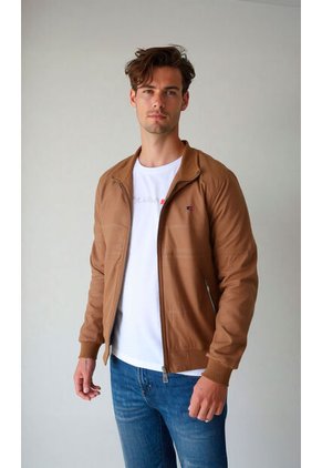 Chaqueta Para Hombre Cafe Marca L&H Ref. 6N108088