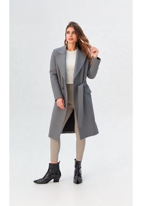 Gaban Para Mujer Gris Claro Marca L&H Ref. 4V408183